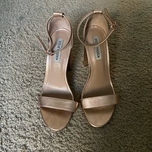 Steve Madden Rose Gold Heels